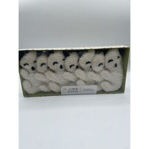 Goblin & Ghoul Plush Ghost 6'‎ Garland New Halloween Fuzzy Cute